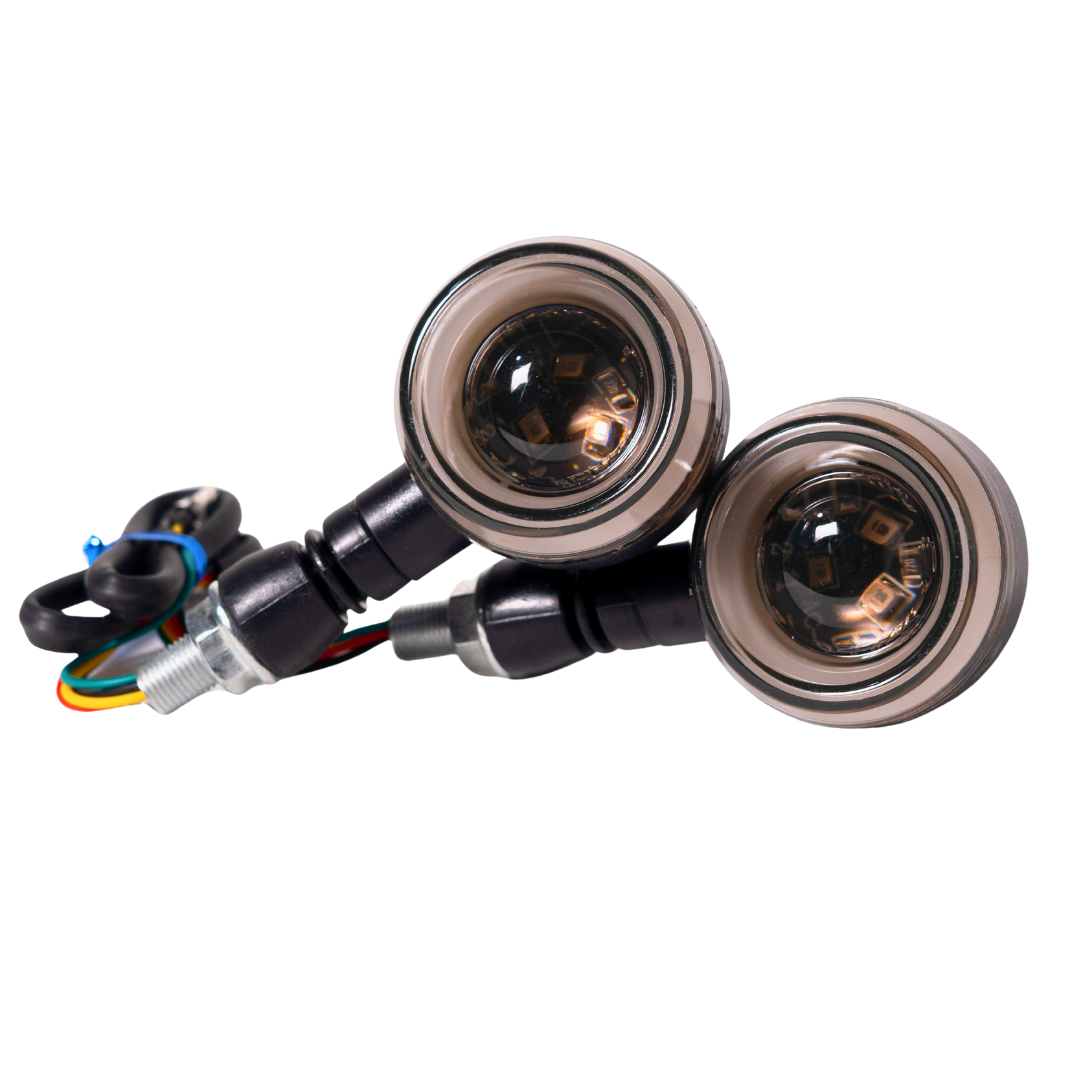 Direccionales de Lujo con  aro Led